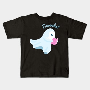 Spectral Stories: White Ghost Booooks! Halloween Kids T-Shirt